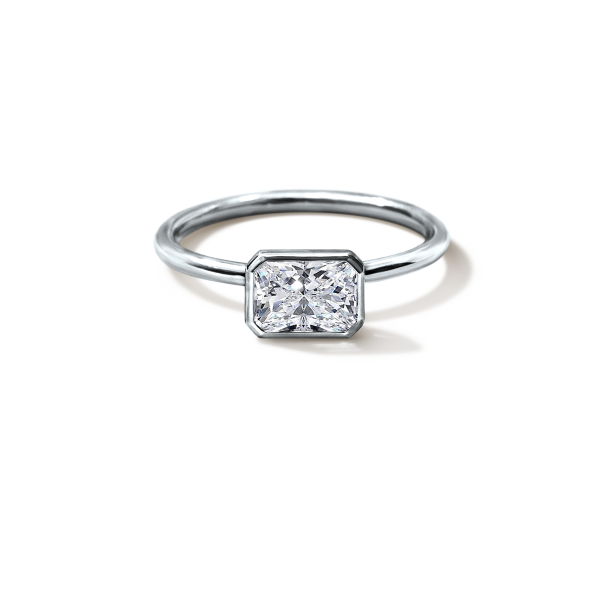 Bezel Engagement Ring