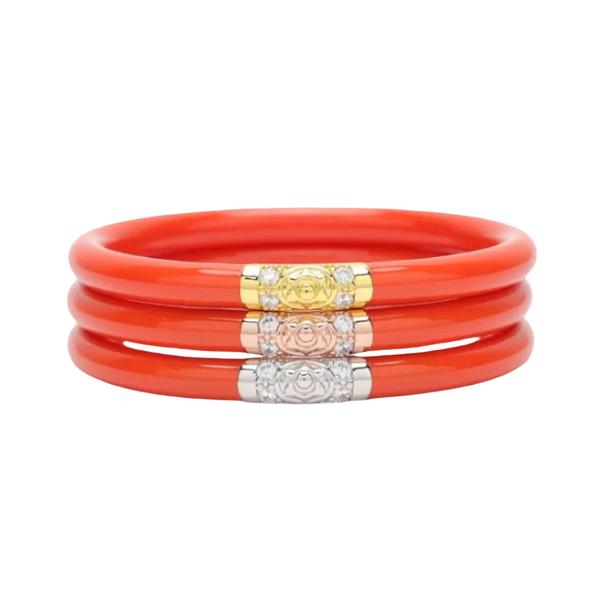 Coral - Three Kings Bangle Bracelet Set