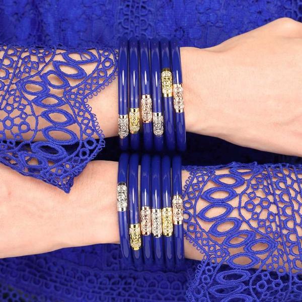 Lapis - Three Kings Bangle Bracelet Set