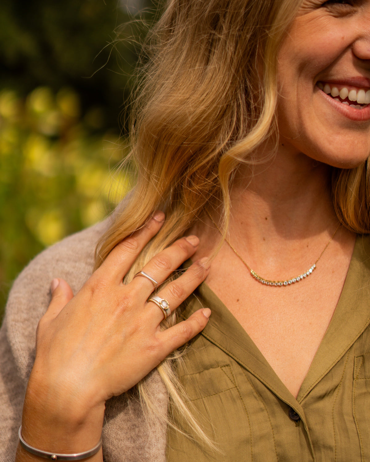 Graduating Diamond Necklace