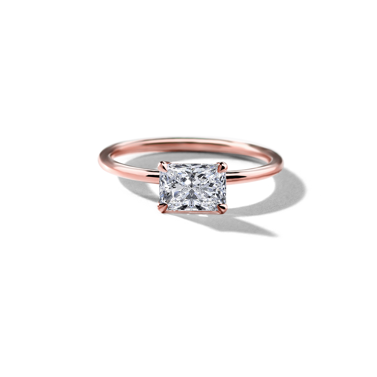 East-West Pixie Engagement Ring