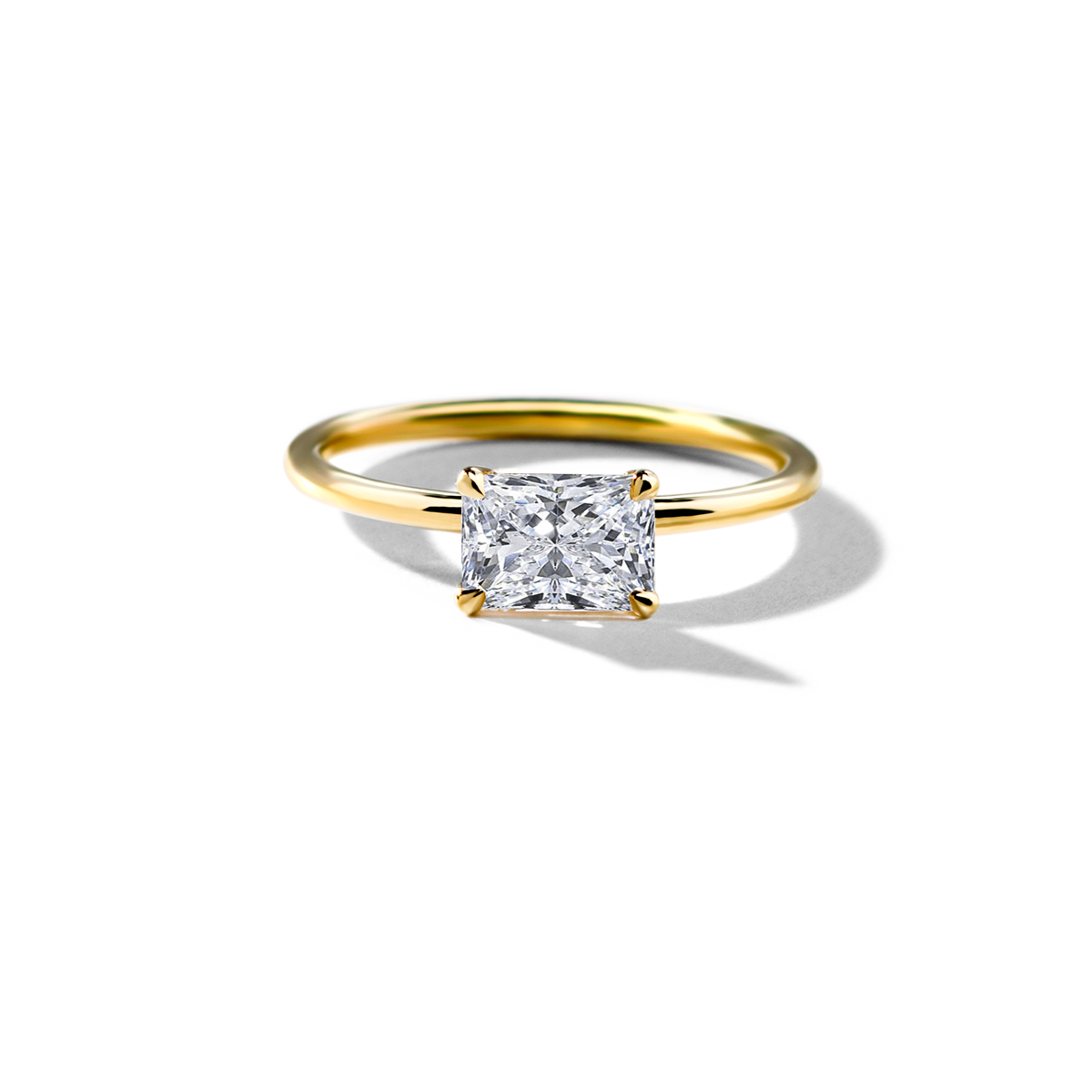 East-West Pixie Engagement Ring