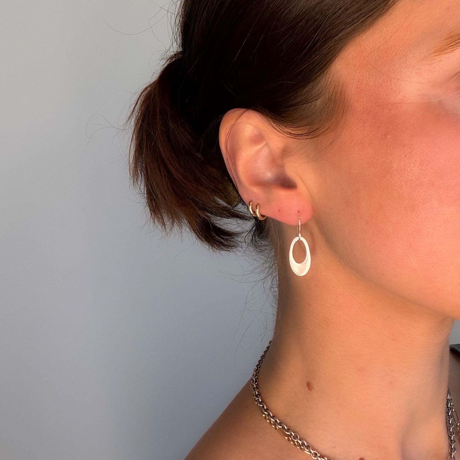 Small Oval Earrings