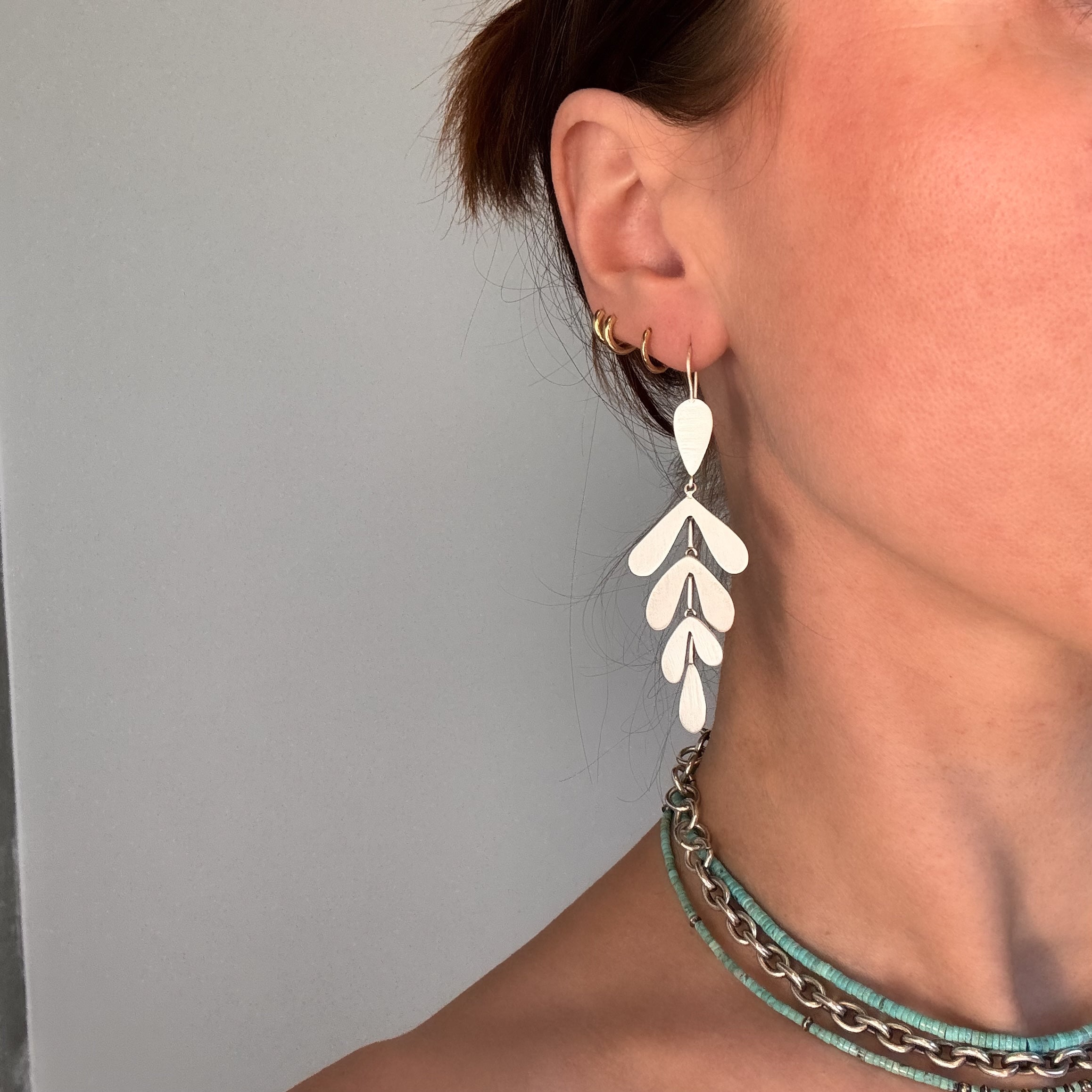 Leaf Cascade Earrings