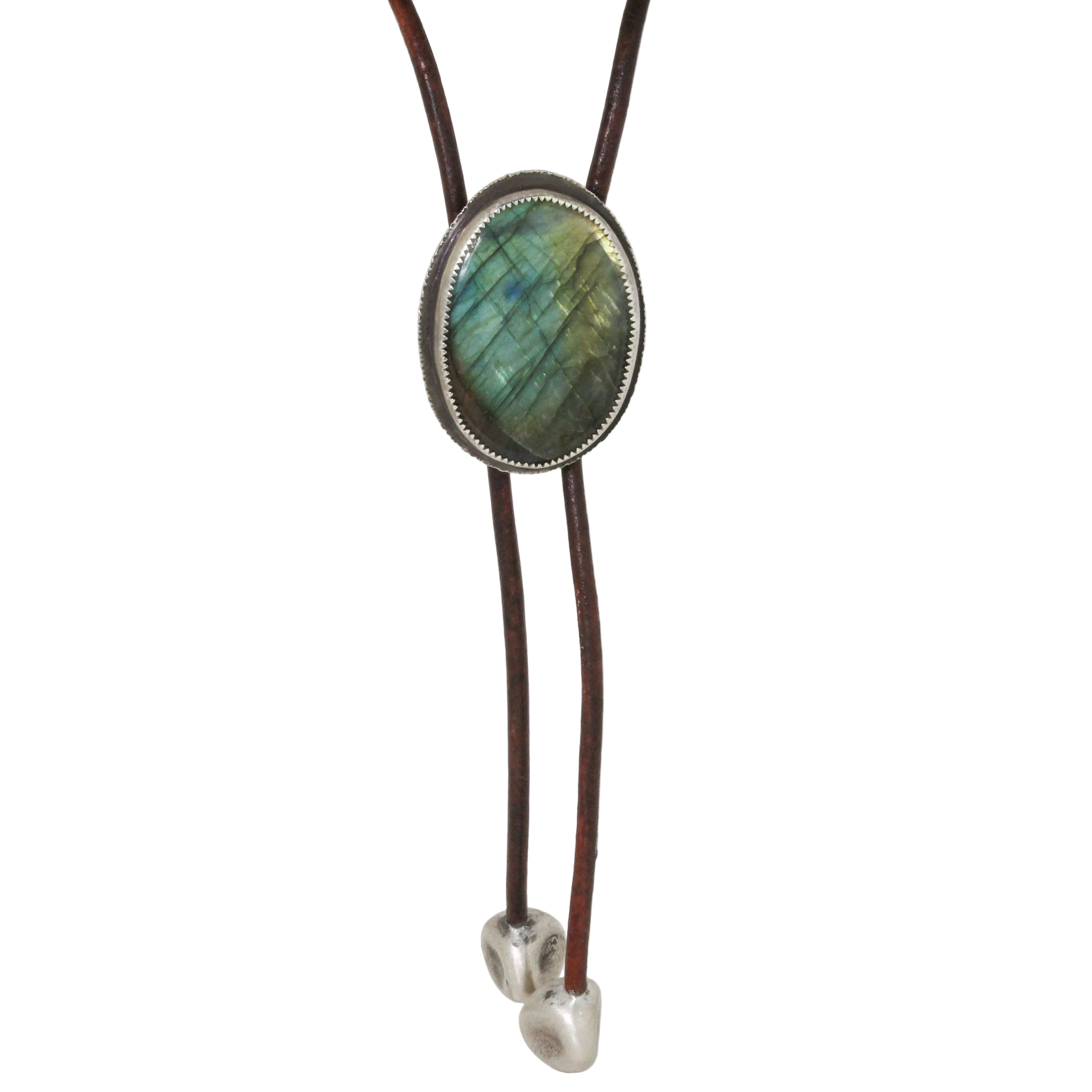 GL labradorite bolo necklace