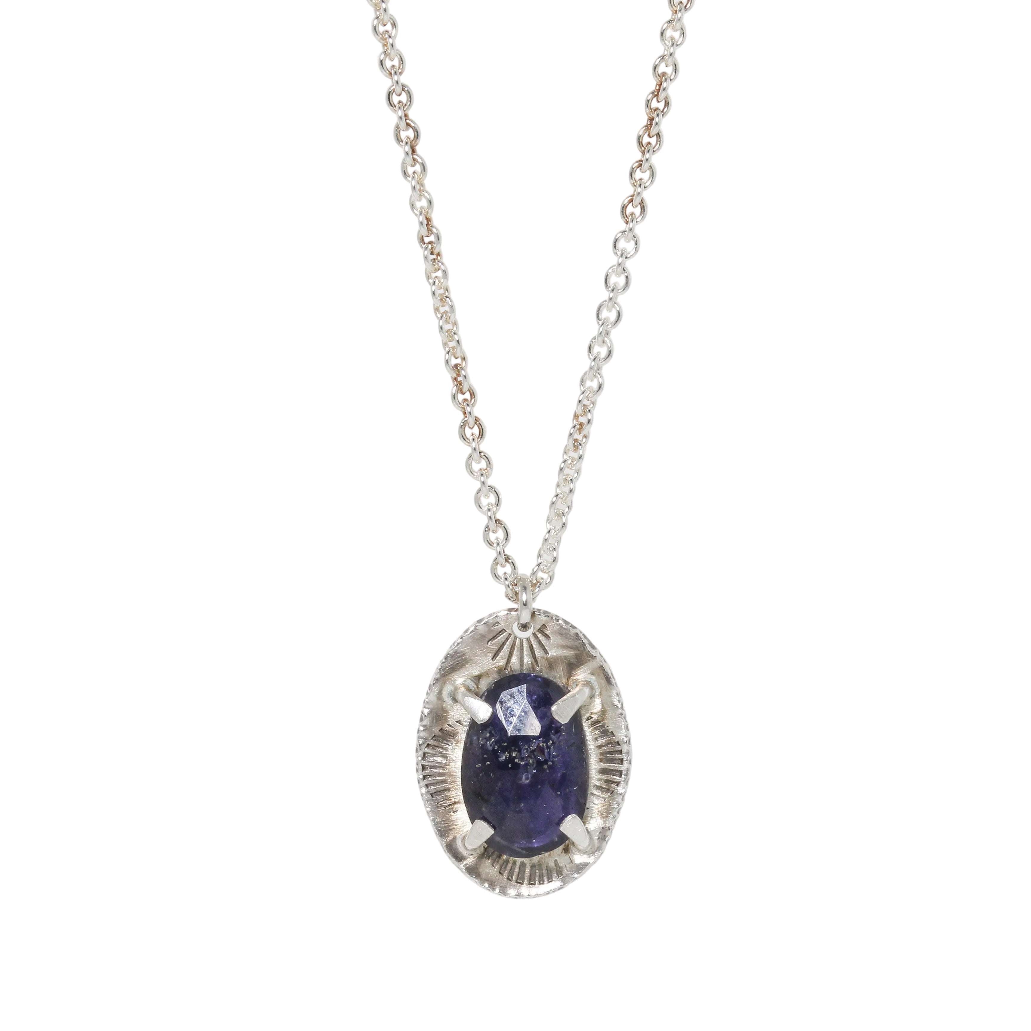 Glacier -lily-Iolite-necklace
