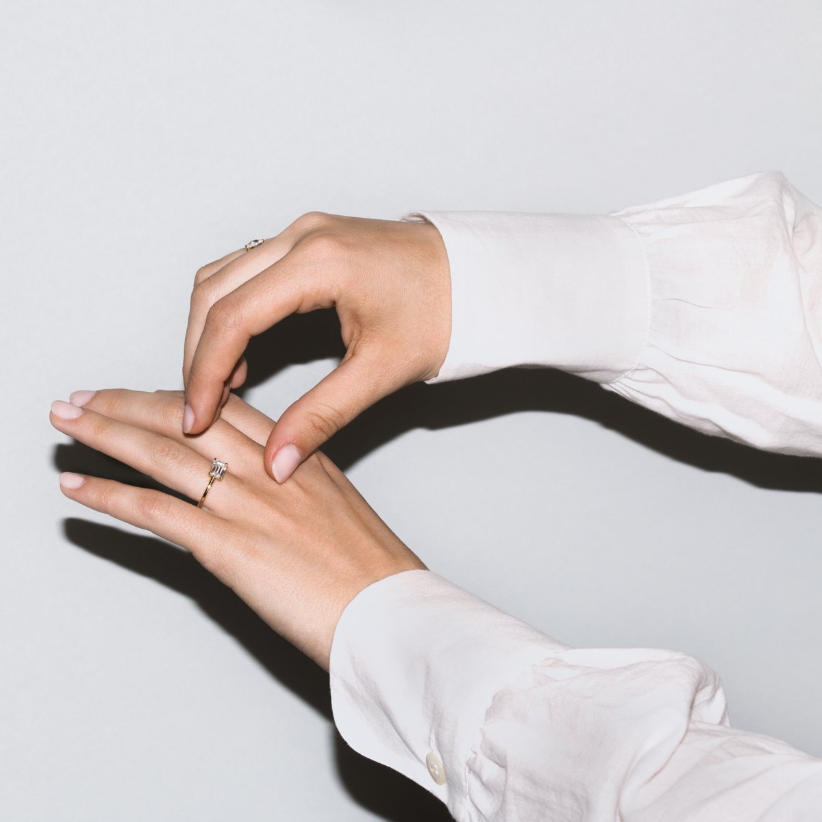 East-West Engagement Ring