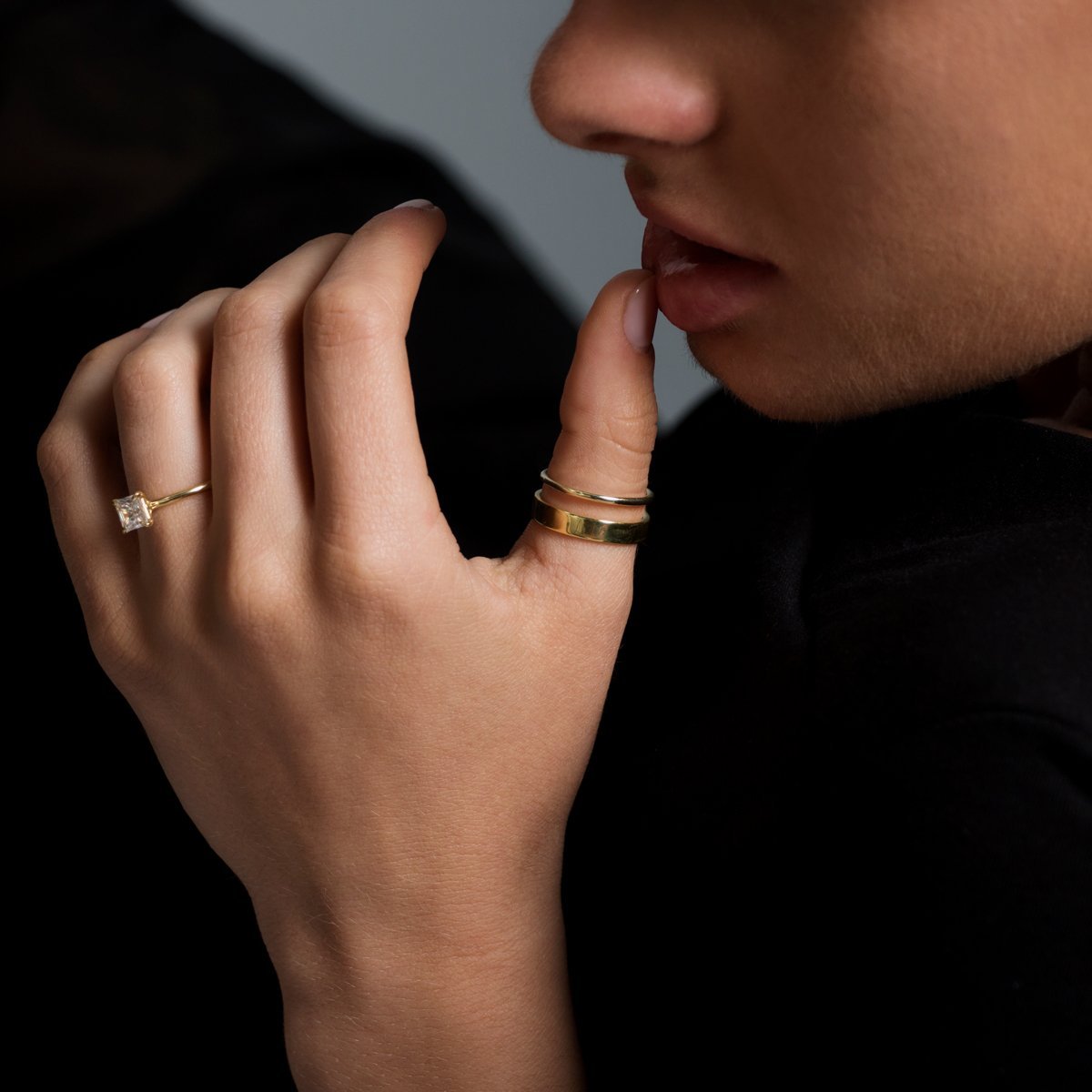 Solitaire Diamond Engagement Ring