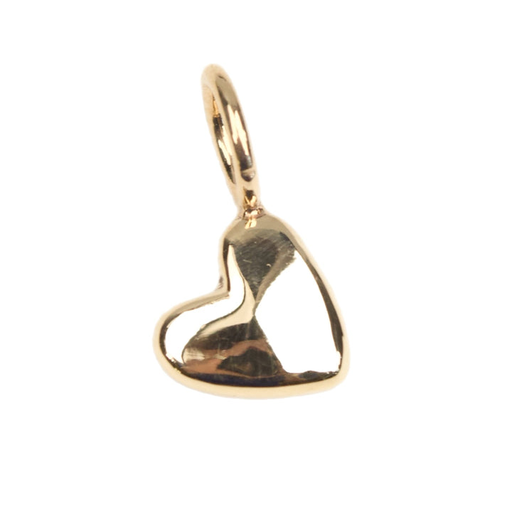 14K Puffy Heart Charm
