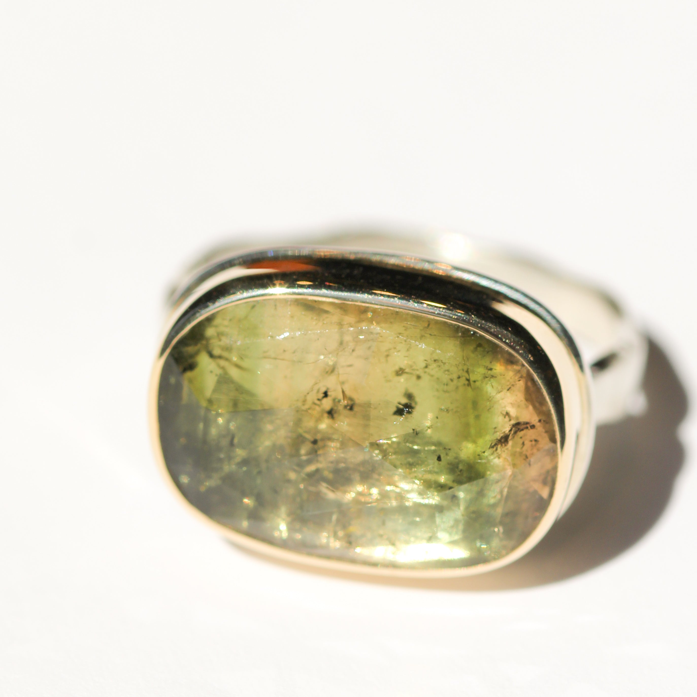 Green Tourmaline Ring