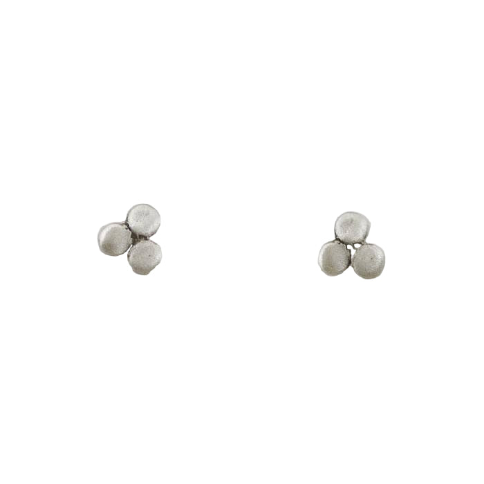 Tiny Trio Stud Earrings