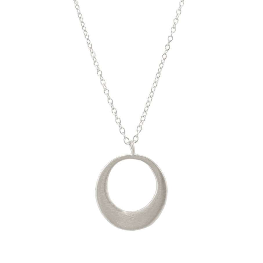 Organic Circle Drop Necklace