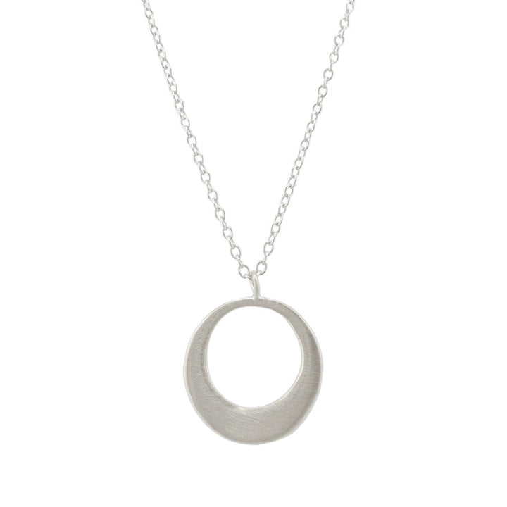 Organic Circle Drop Necklace