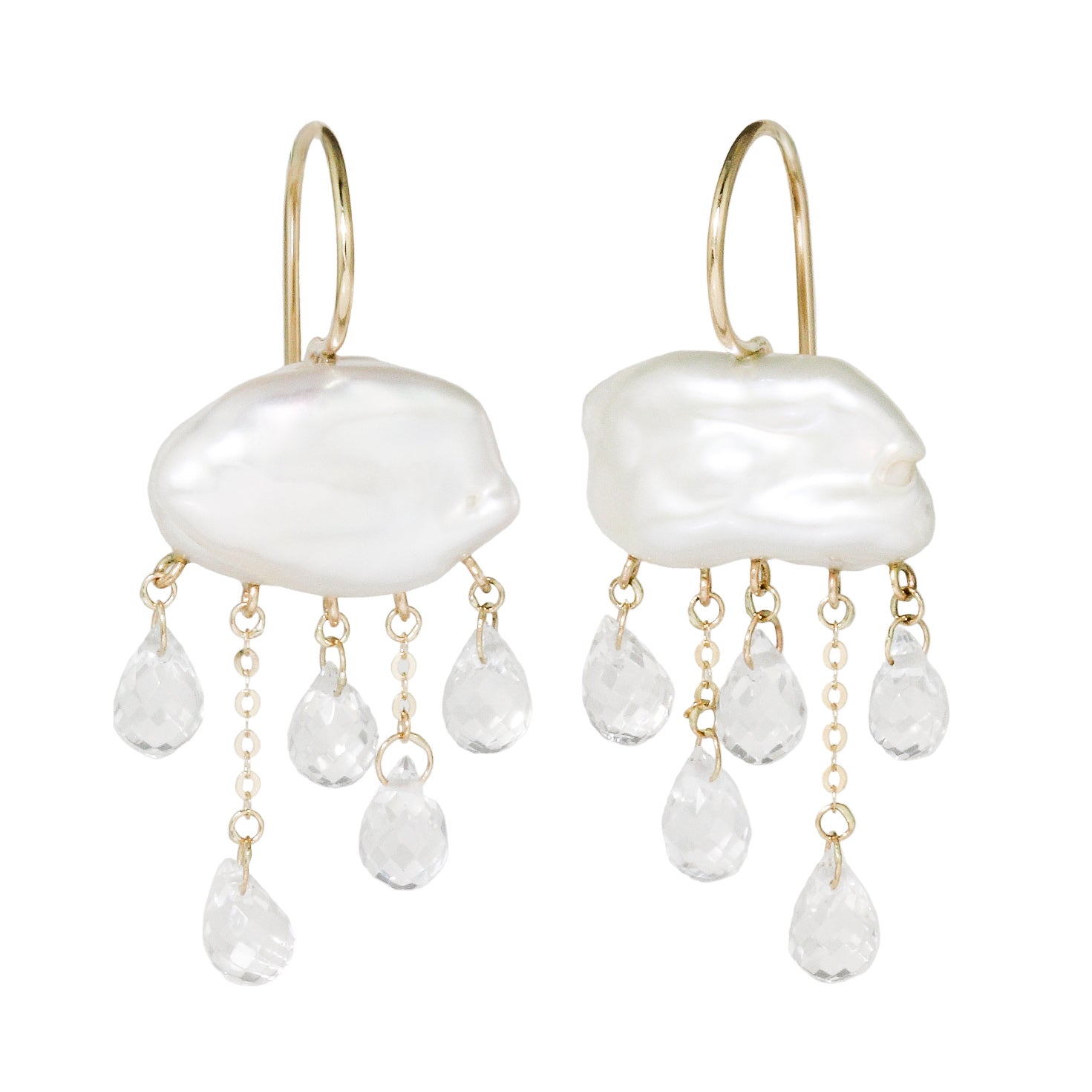White Monsoon Earrings No.3