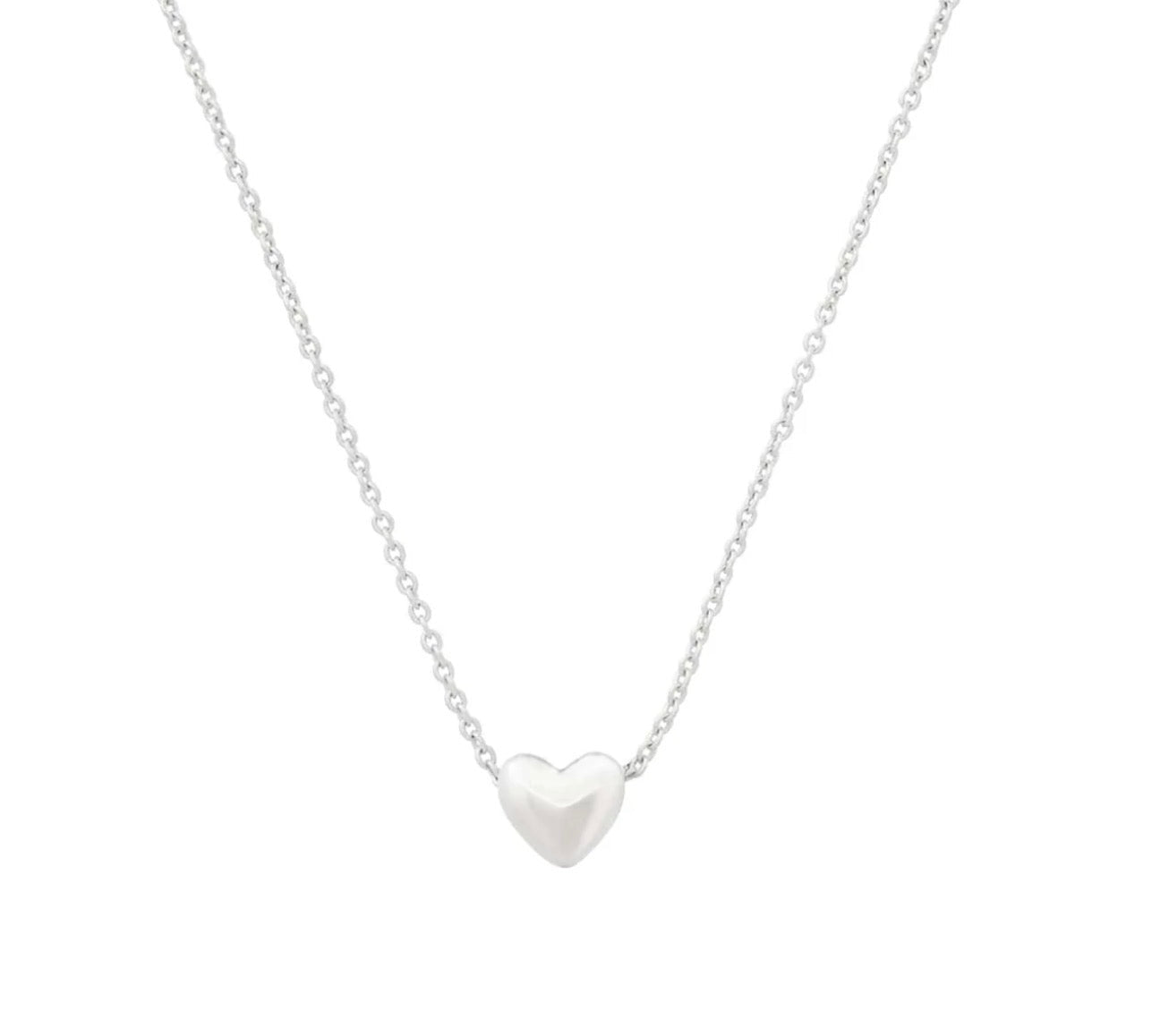 Petite Puff Heart Necklace