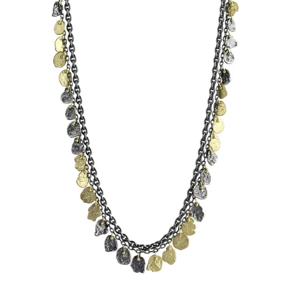 Long Double Chain Kelp Necklace