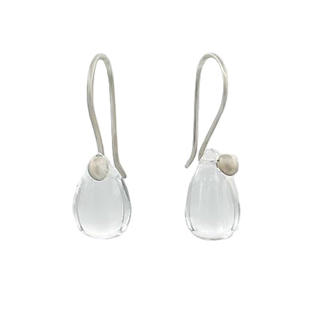 Small Stone Drop Earrings