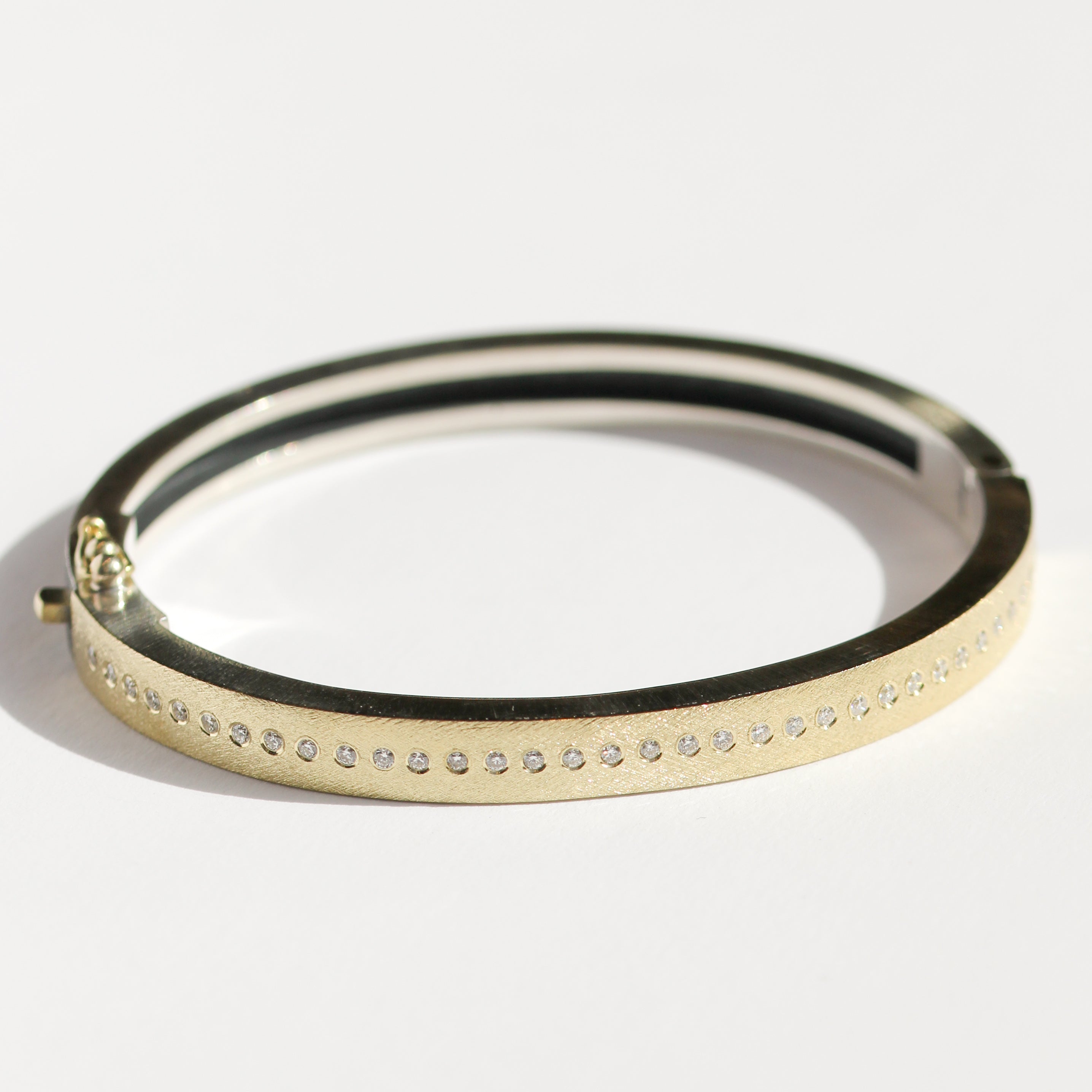 Adam 6mm Diamond YG Bracelet