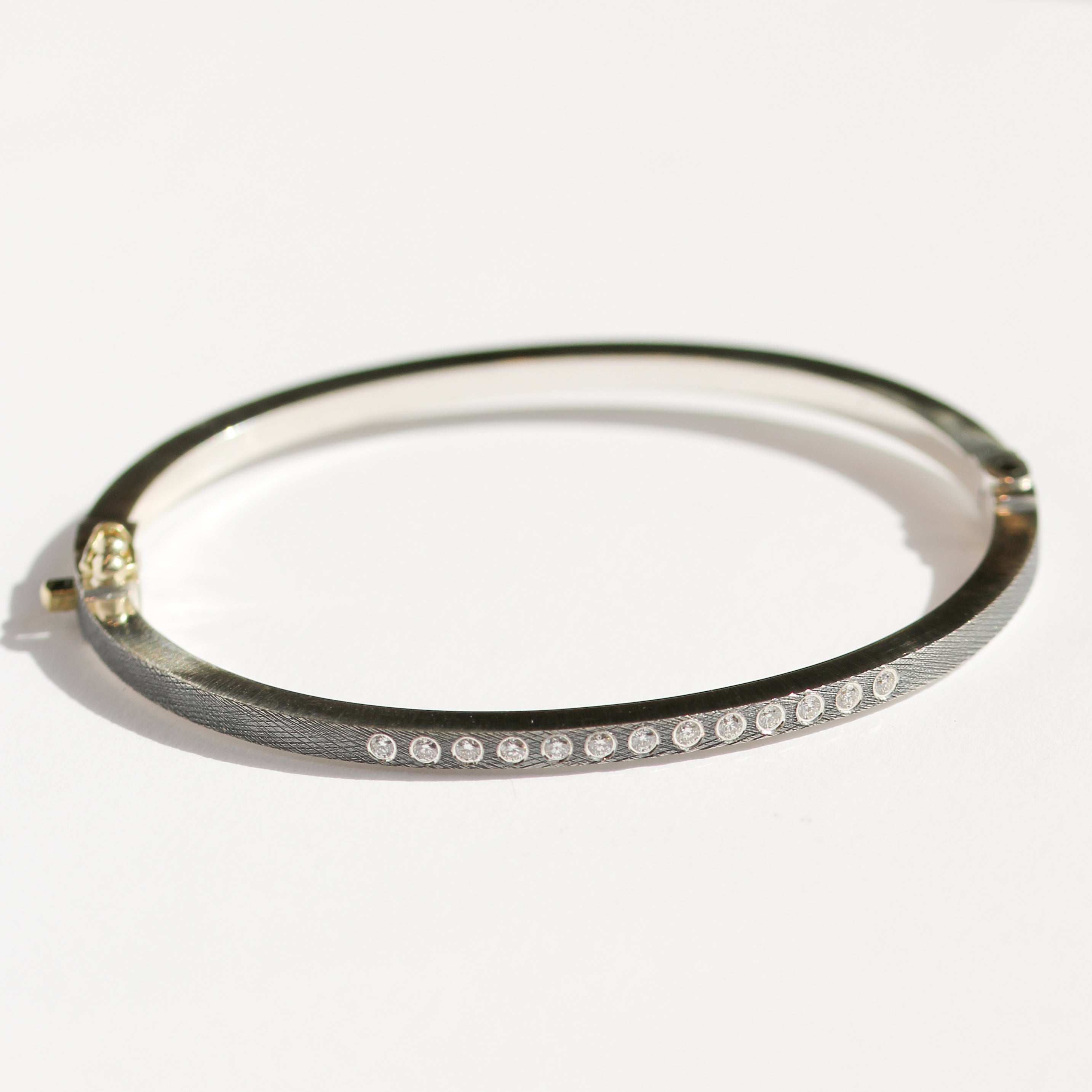 Laura 2.5mm Diamond Silver Bracelet