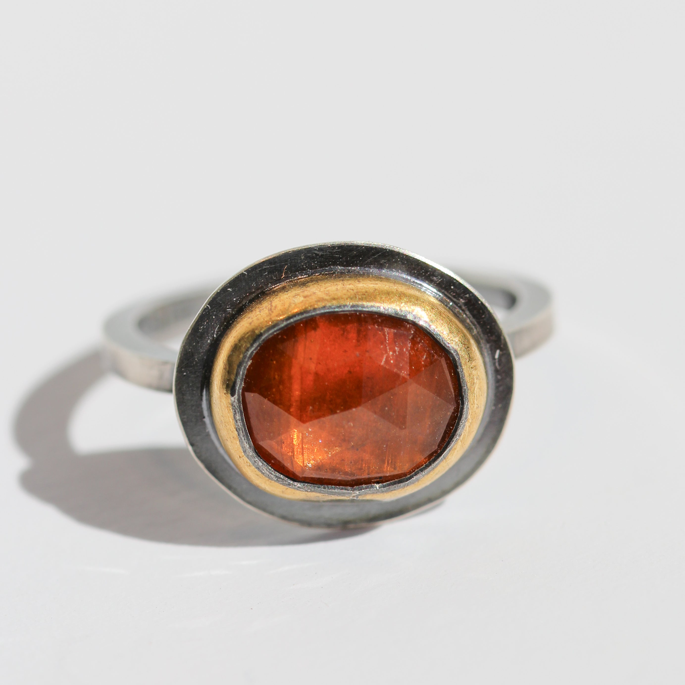 Orange Kyanite Ring