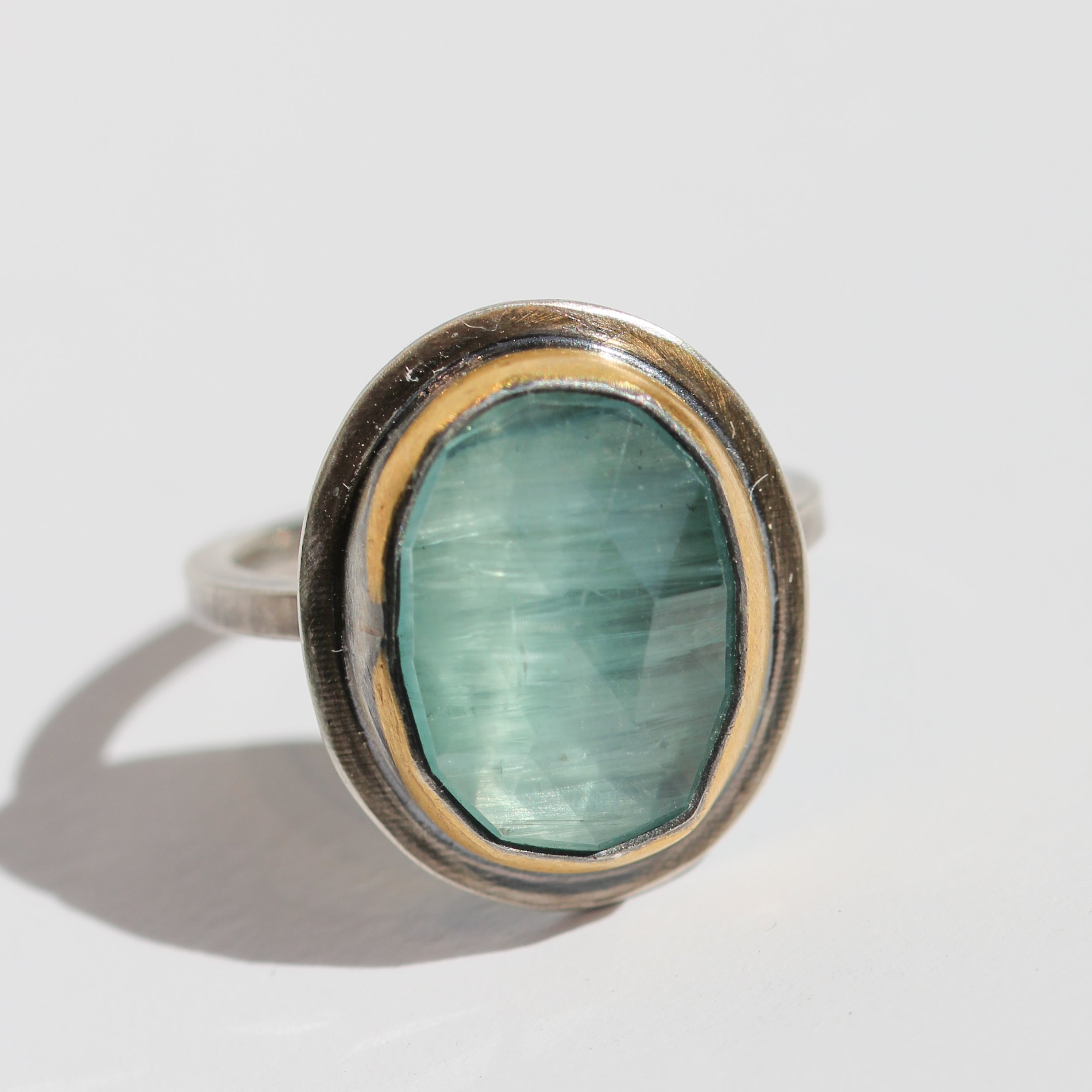 Sky Blue Kyanite Ring