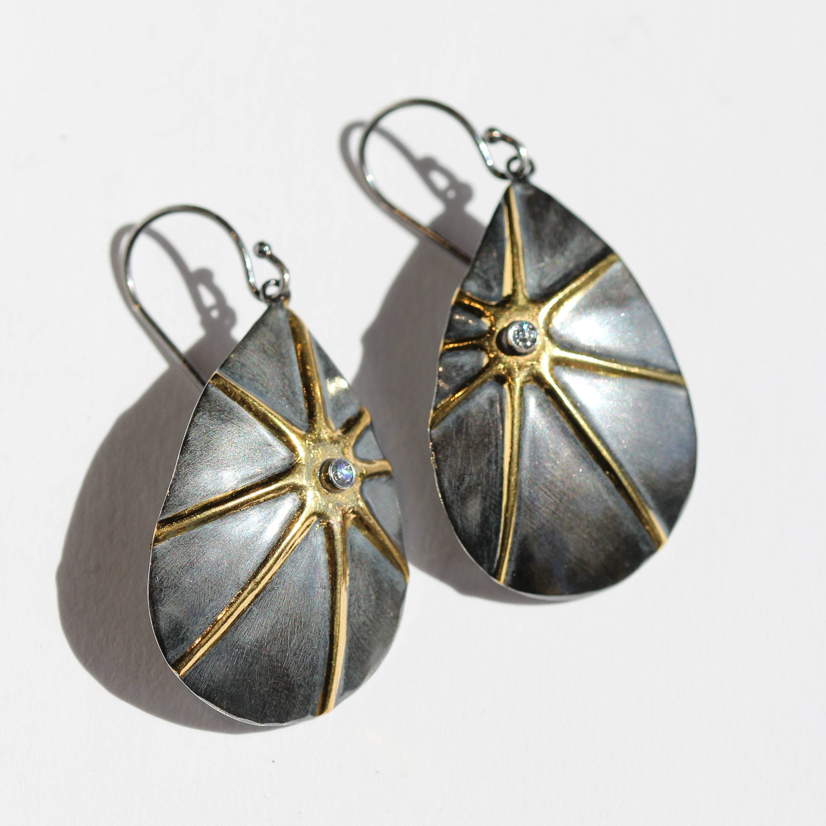 Diamond Burst Earrings