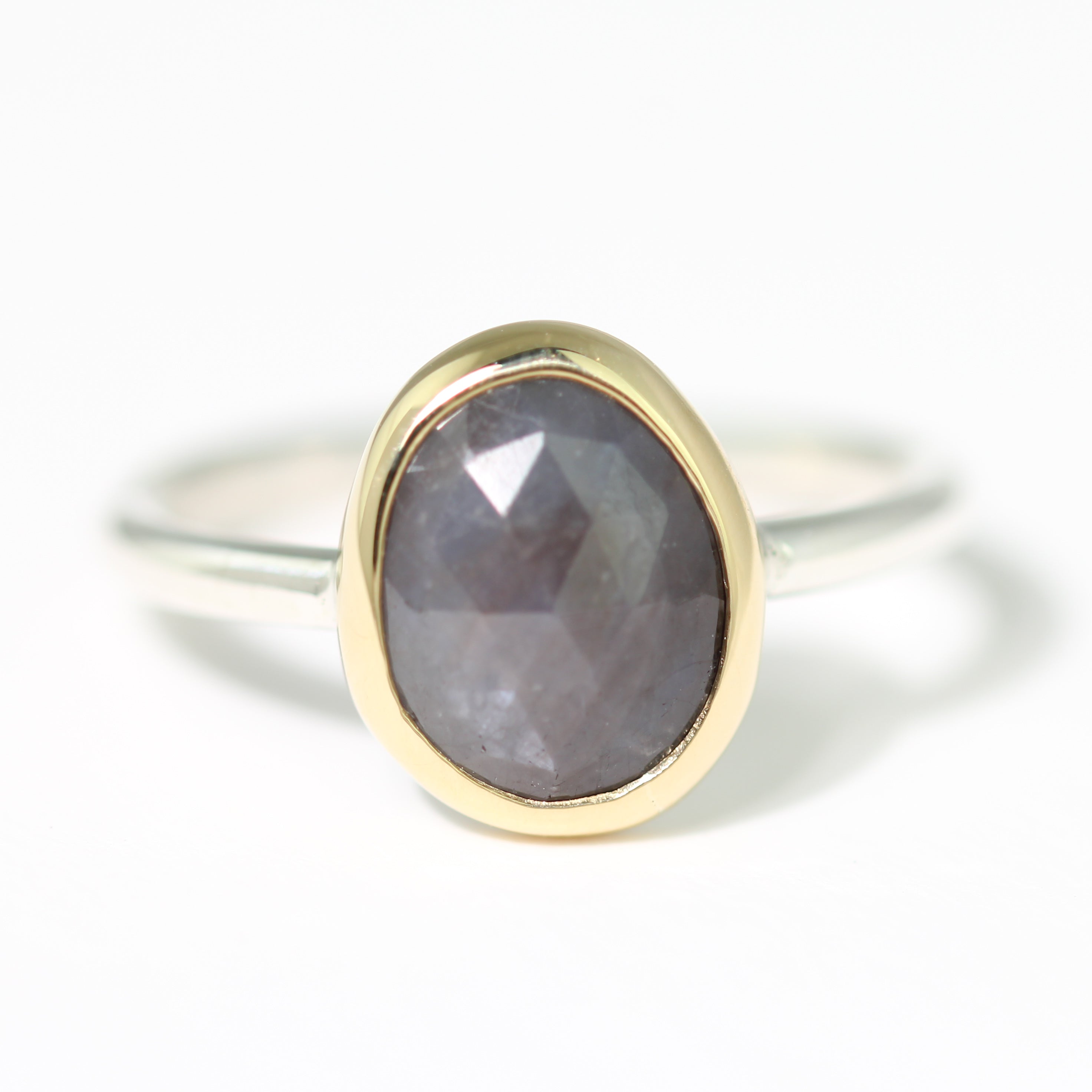 Grey Sapphire Ring
