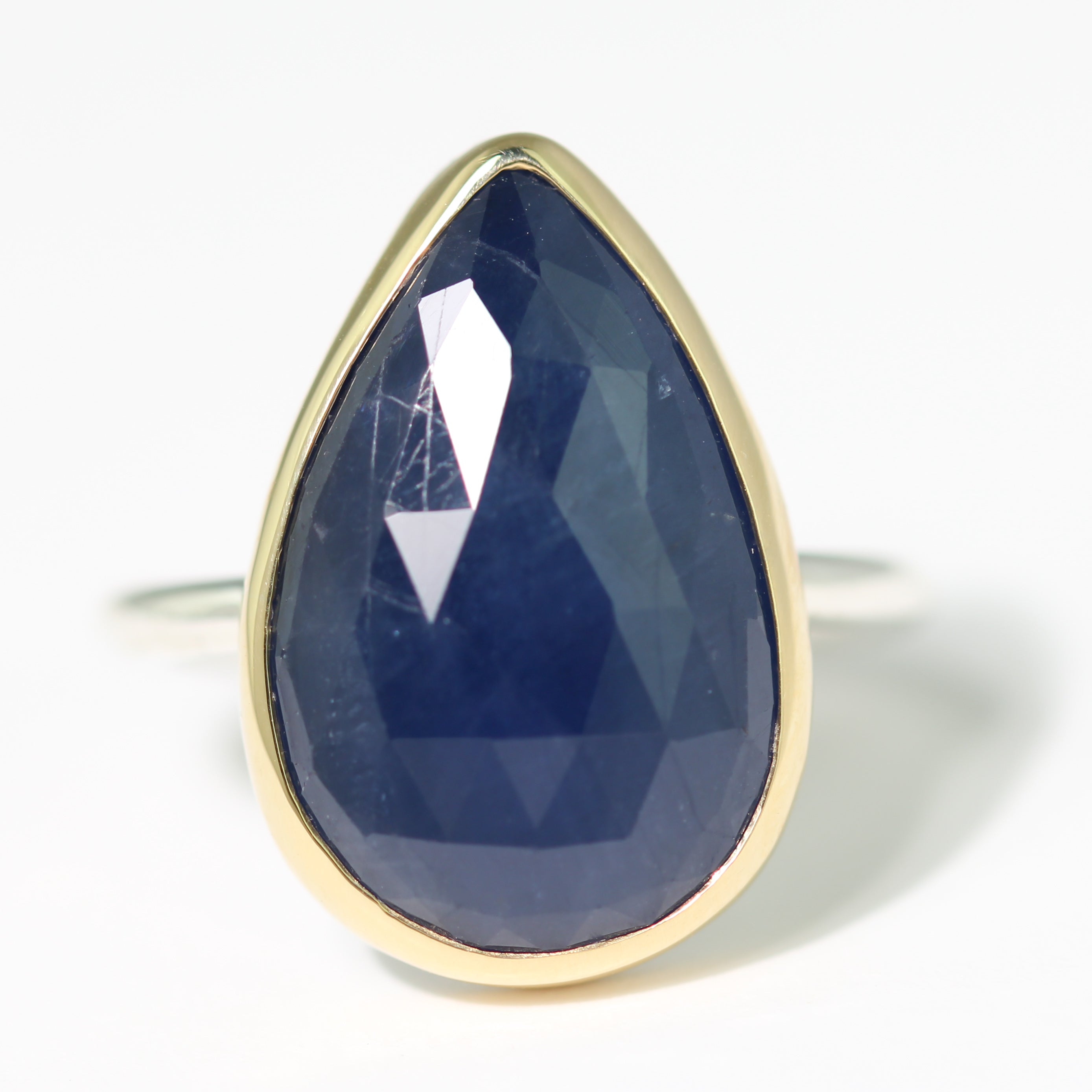 Large Blue Sapphire Ring