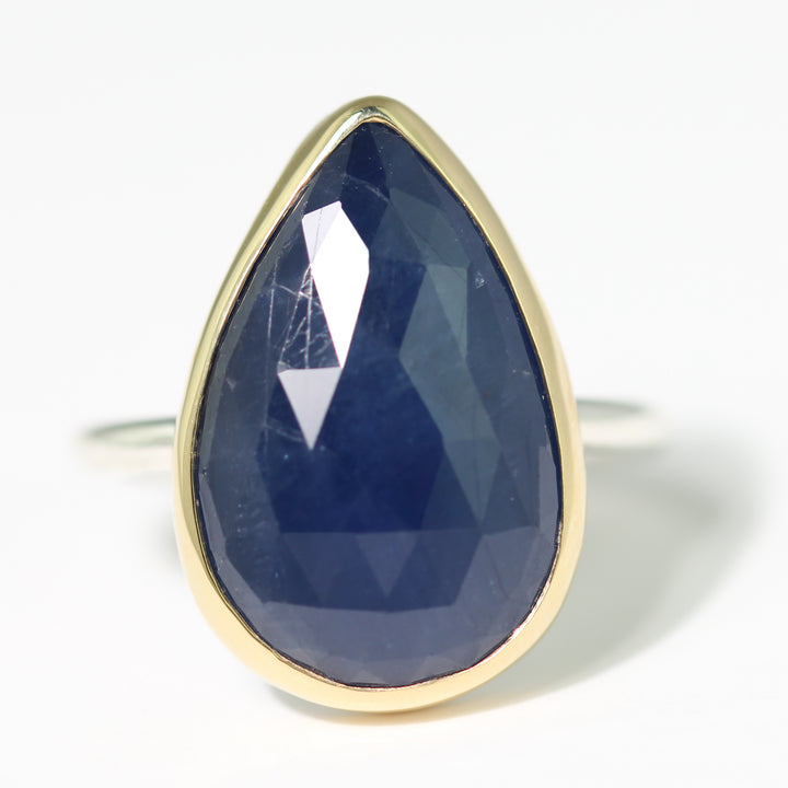 Large Blue Sapphire Ring
