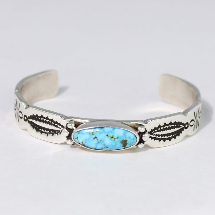 Oval Turquoise Cuff Bracelet