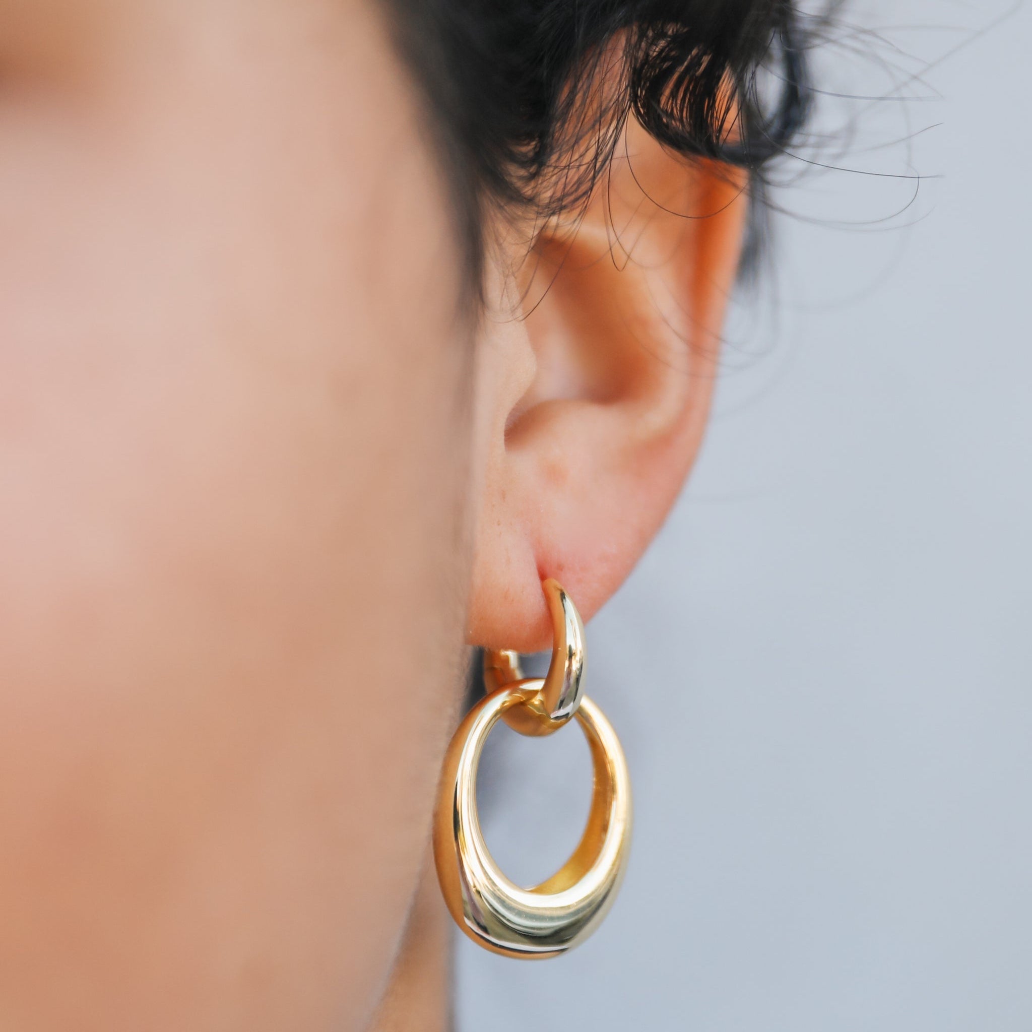 Coupled Drop Earrings