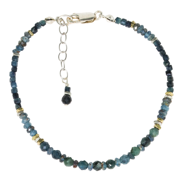 Blue Tourmaline + Kyanite Bracelet
