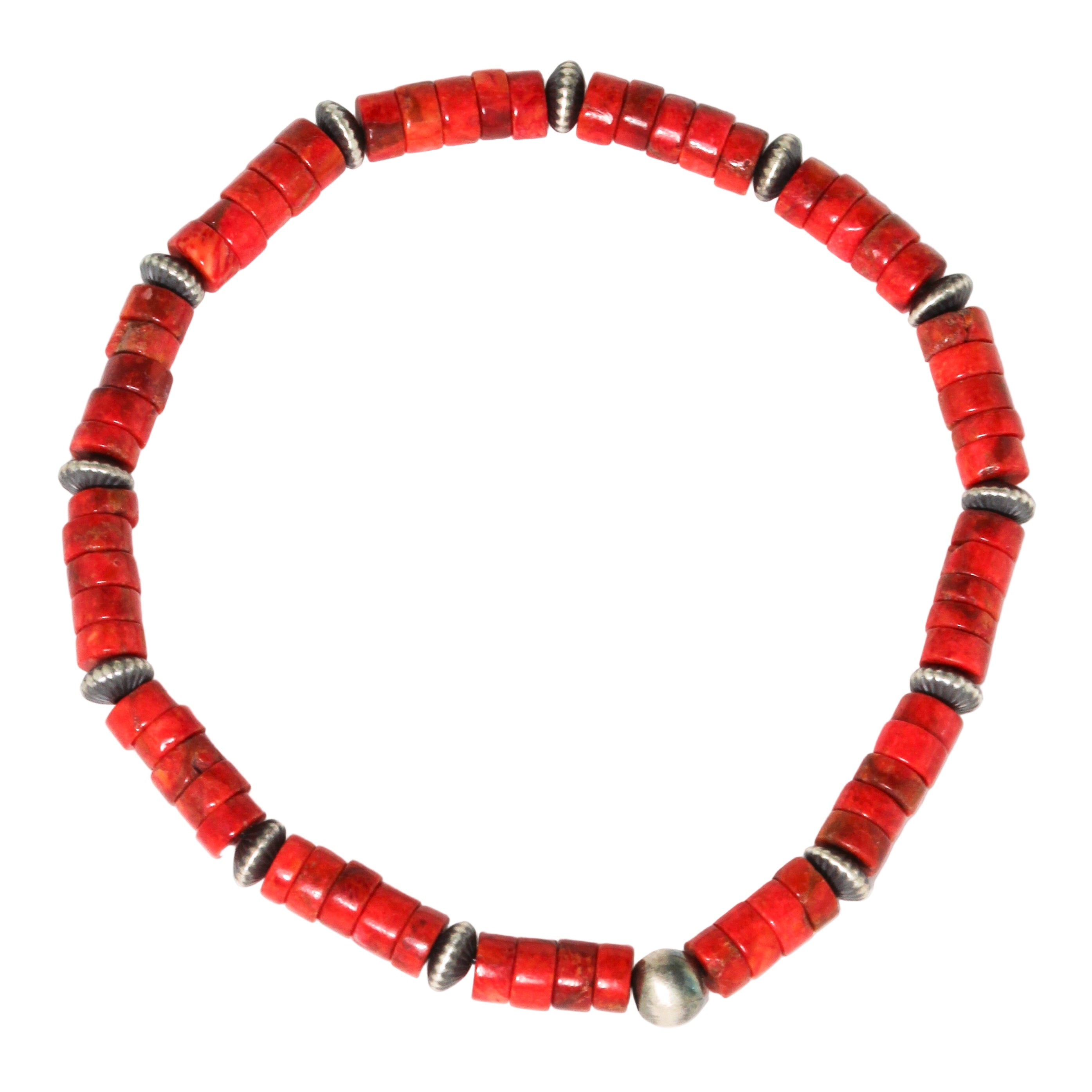 Heishi Spiny Oyster Shell Bracelet