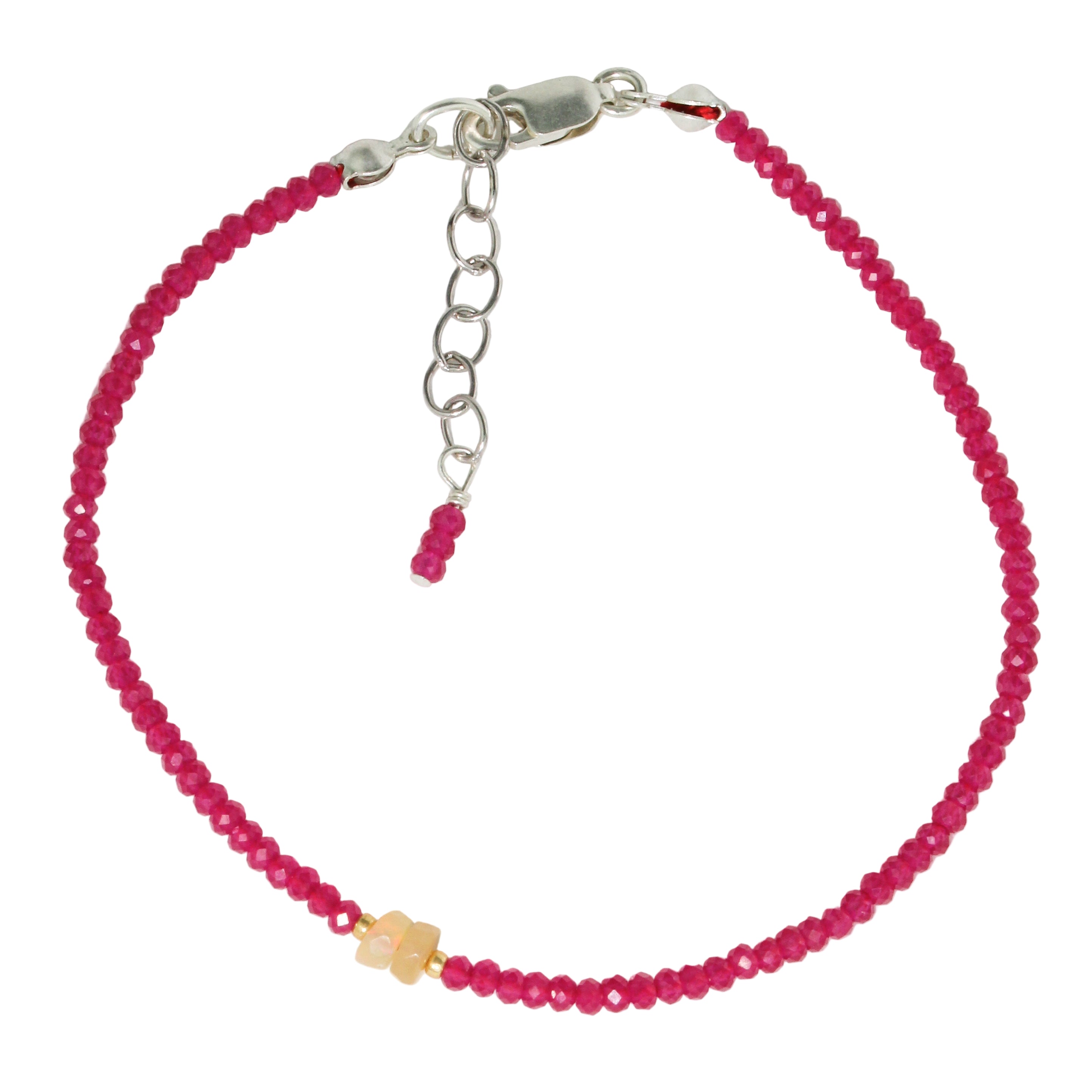 Ruby + Opal Bracelet