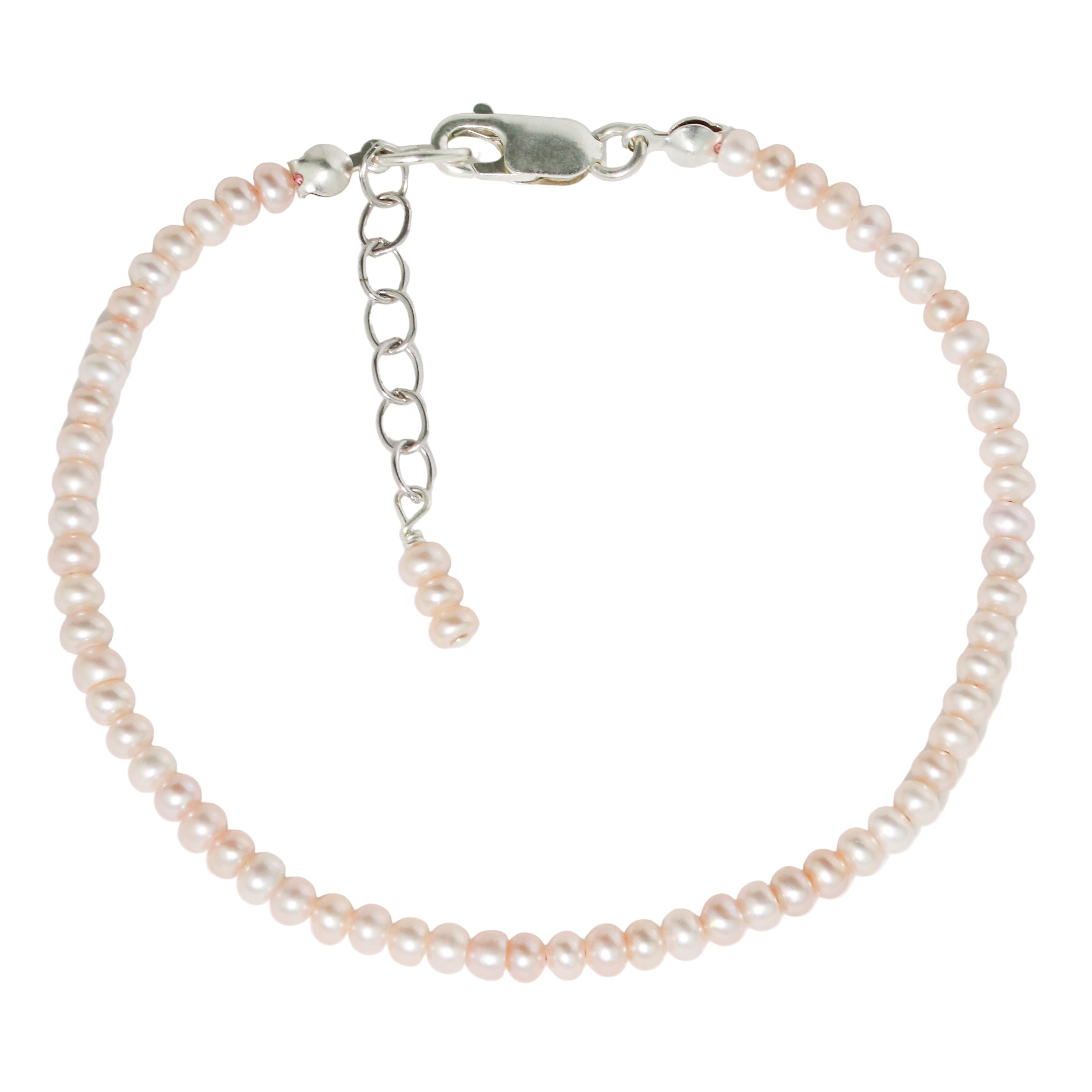 Pink Seed Pearl Bracelet
