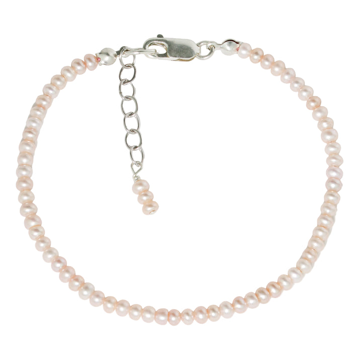 Pink Seed Pearl Bracelet