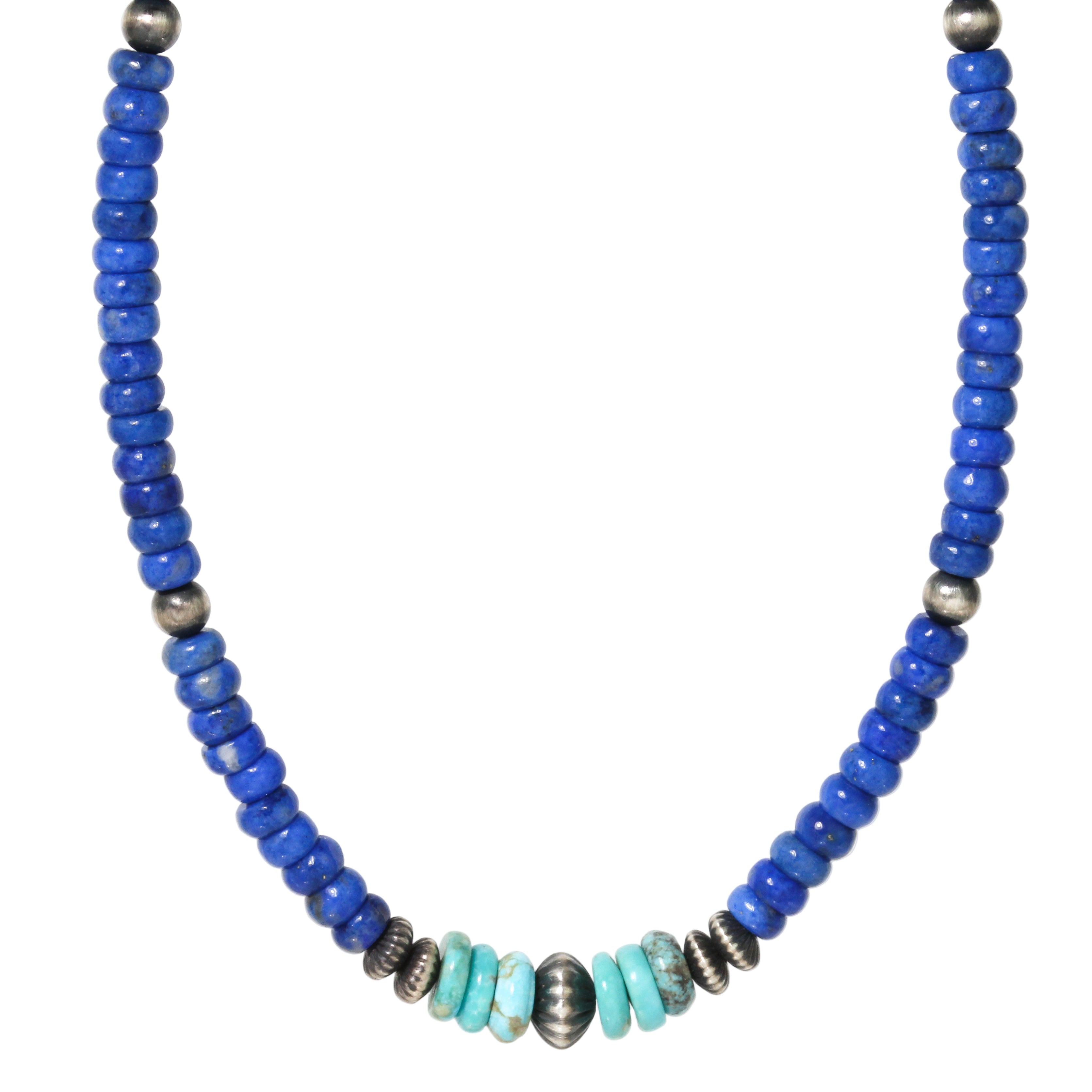 Lapis + Turquoise Necklace