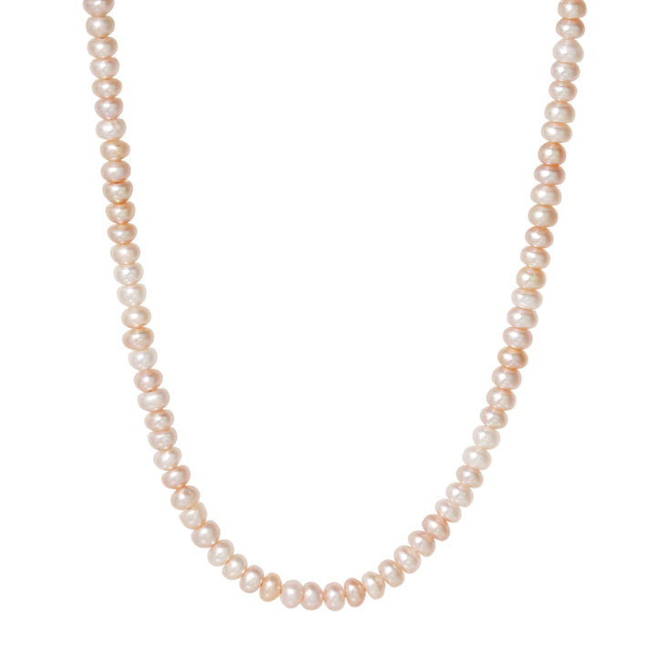Pink Seed Pearl Necklace