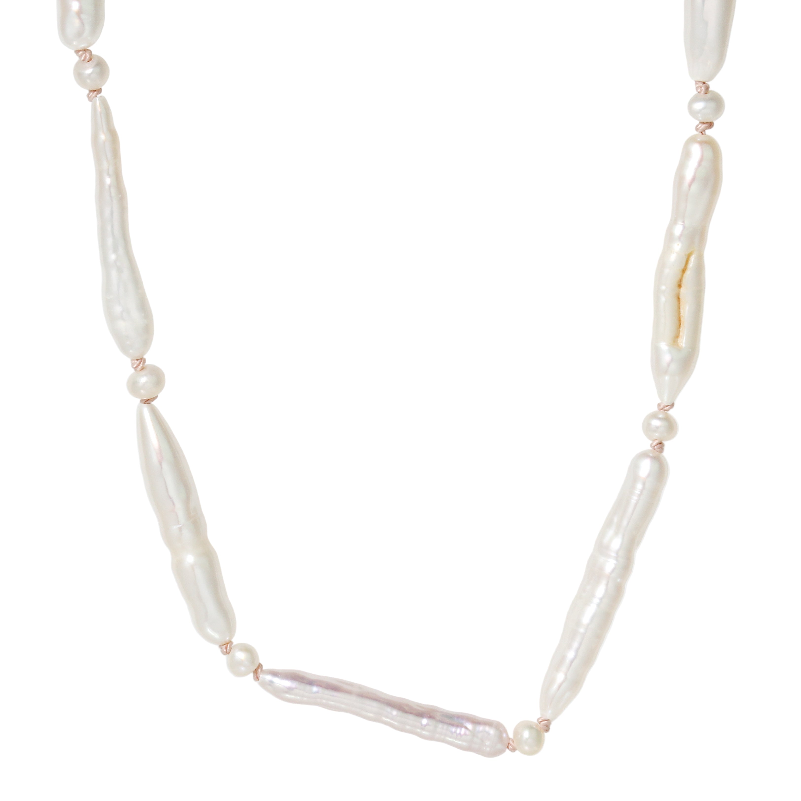 Stick Pearl Necklace