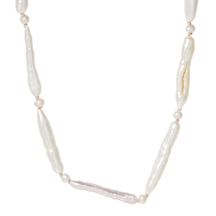 Stick Pearl Necklace