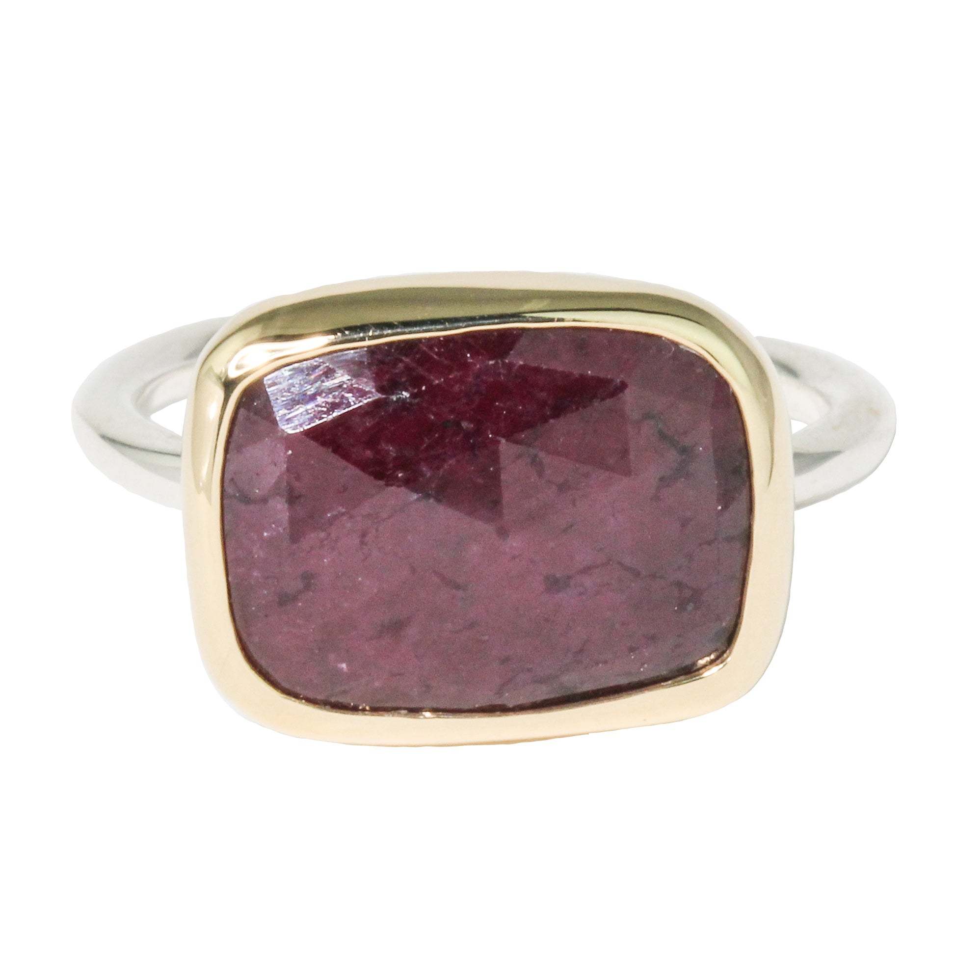 Rectangle Ruby Ring