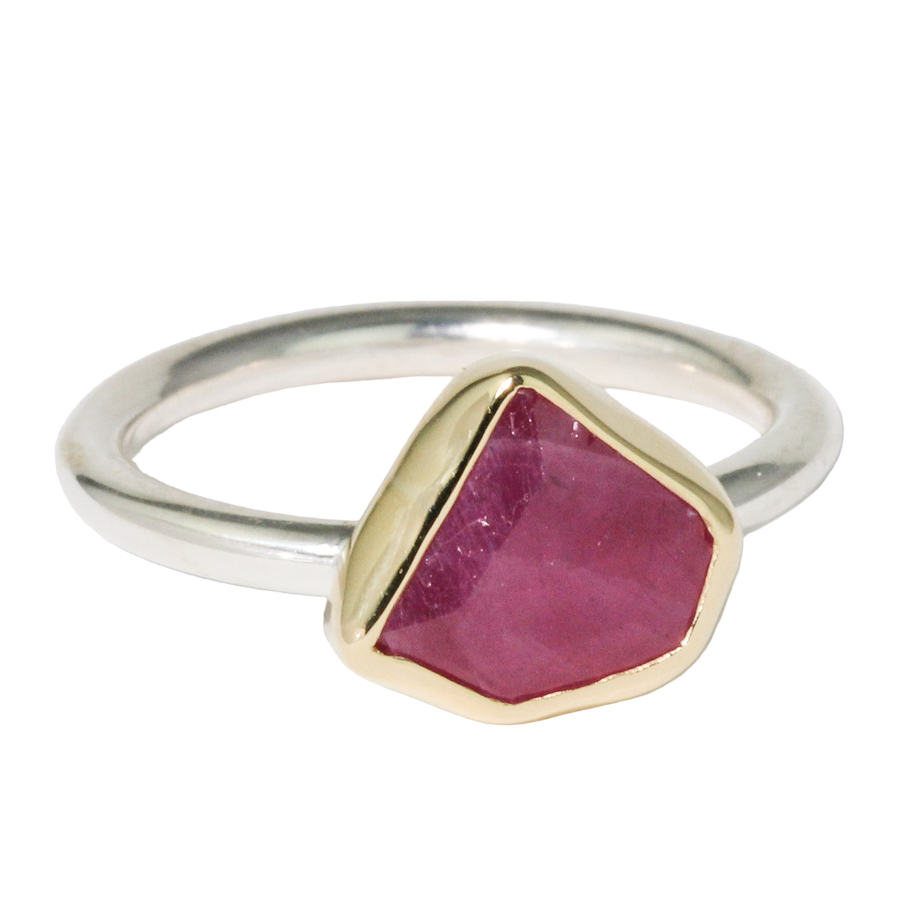 Penta Pink Sapphire Ring