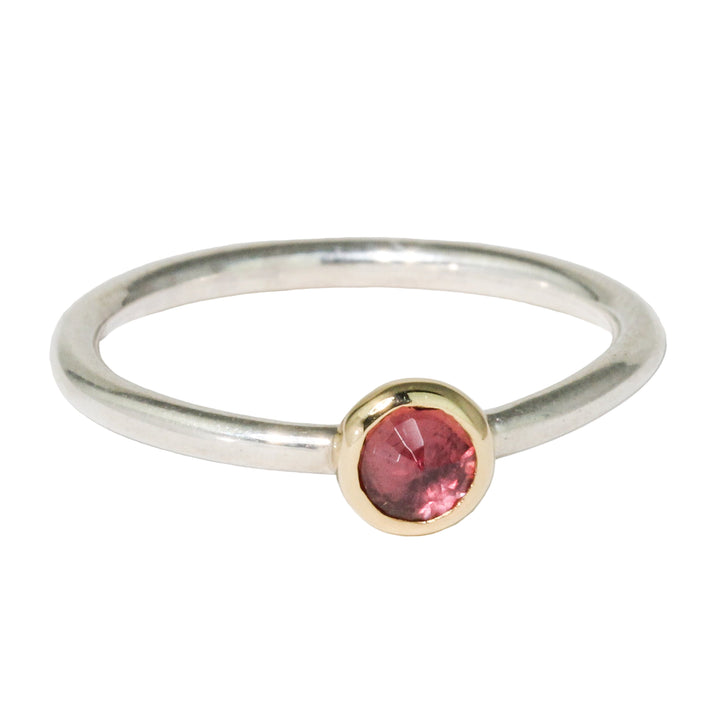 Deep Pink Sapphire Stacking Ring