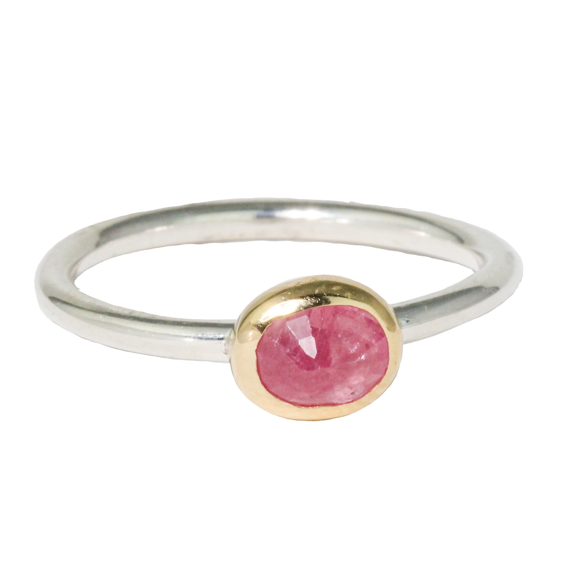 Pink Sapphire Stacking Ring