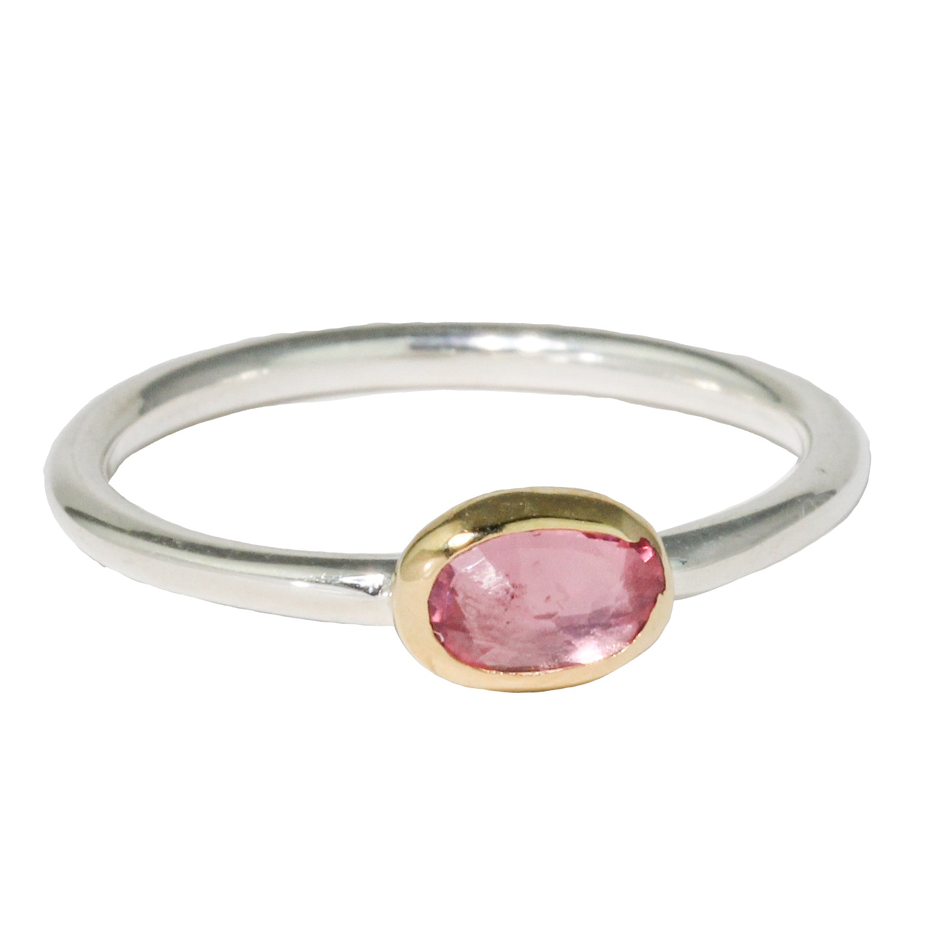 Light Pink Sapphire Stacking Ring