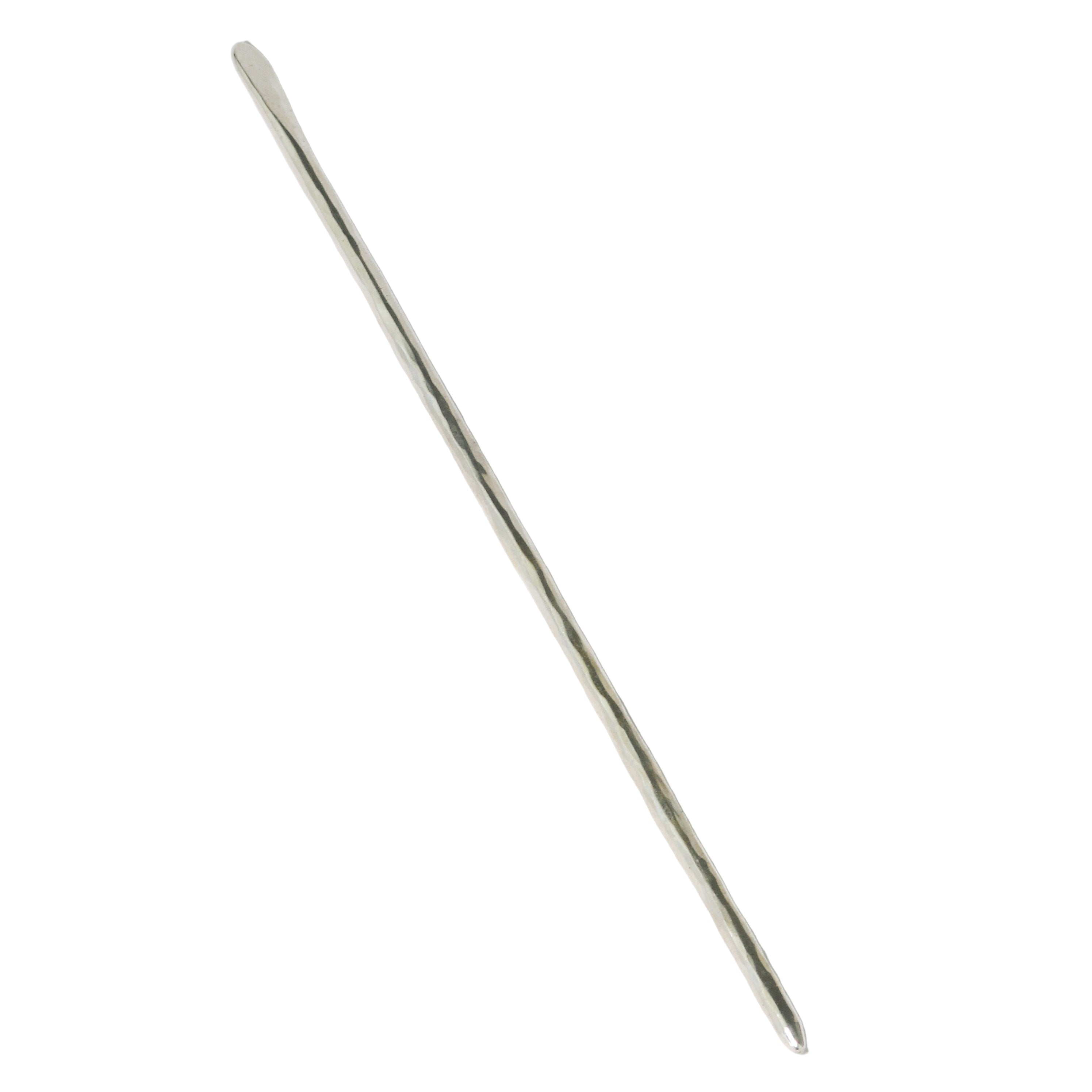 Sterling Hammered Hair Pin