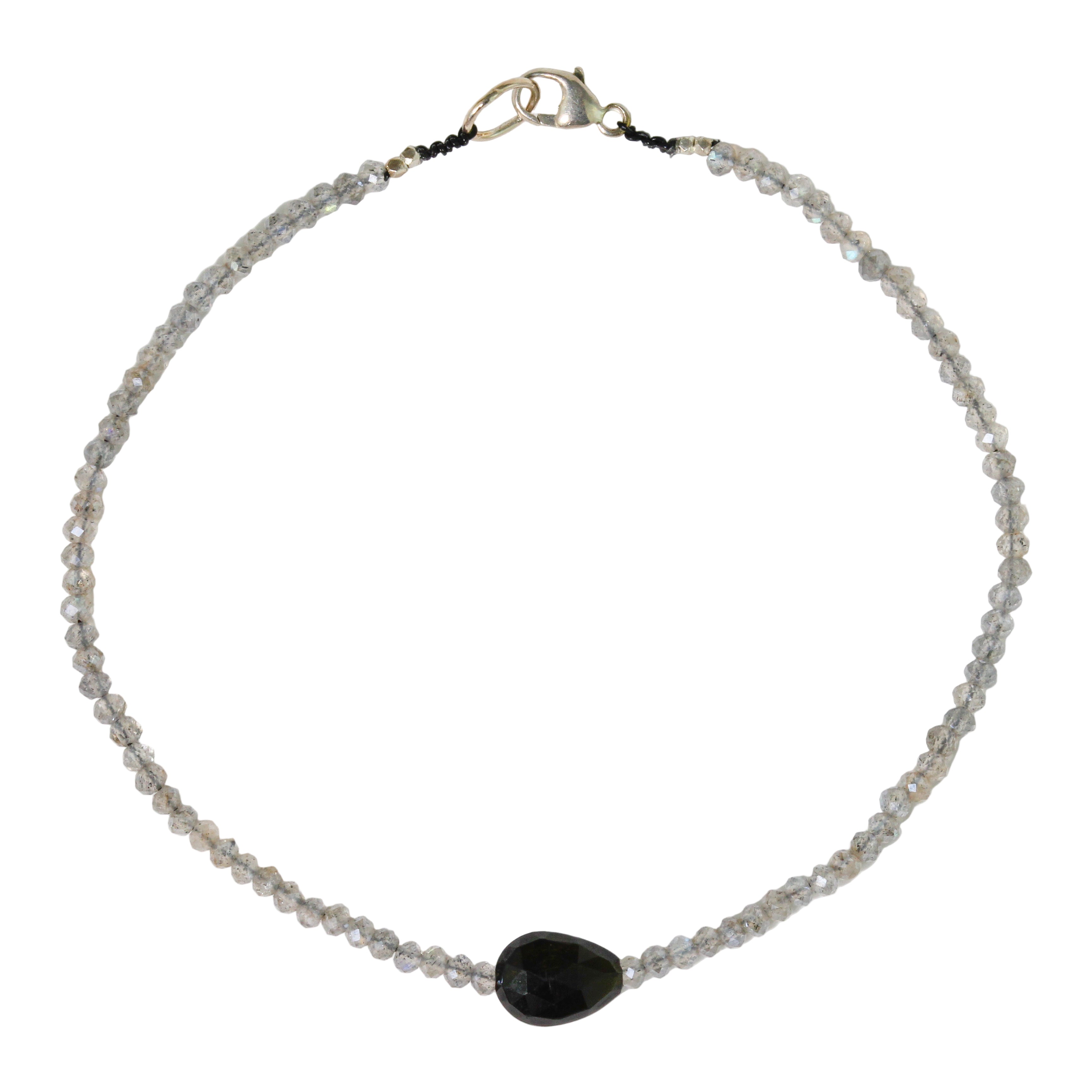 Labradorite + Black Tourmaline Bracelet No. 1