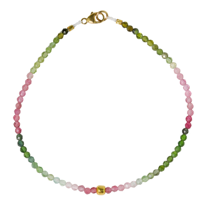 Multi Colored Tourmaline Bracelet no. 68
