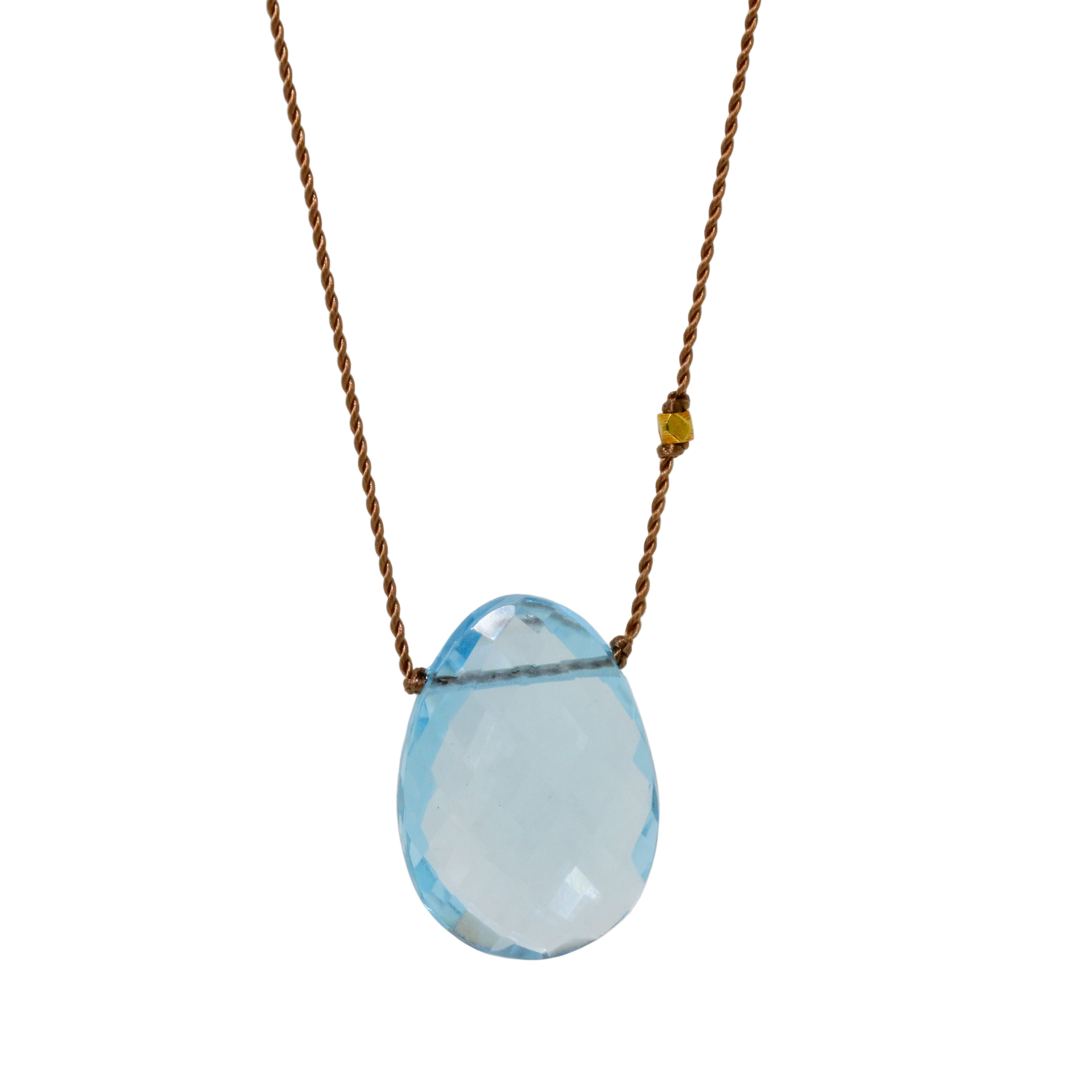 Blue Topaz Necklace
