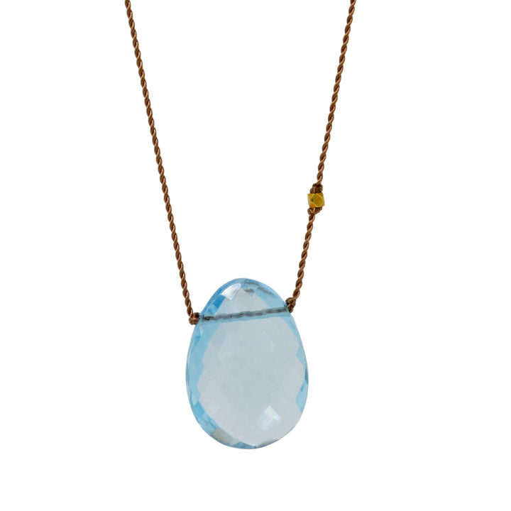 Blue Topaz Necklace